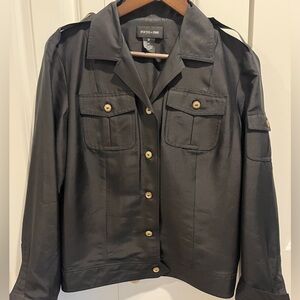 Focus 2000 Women's Silk Black Jacket Size 4 (Small)